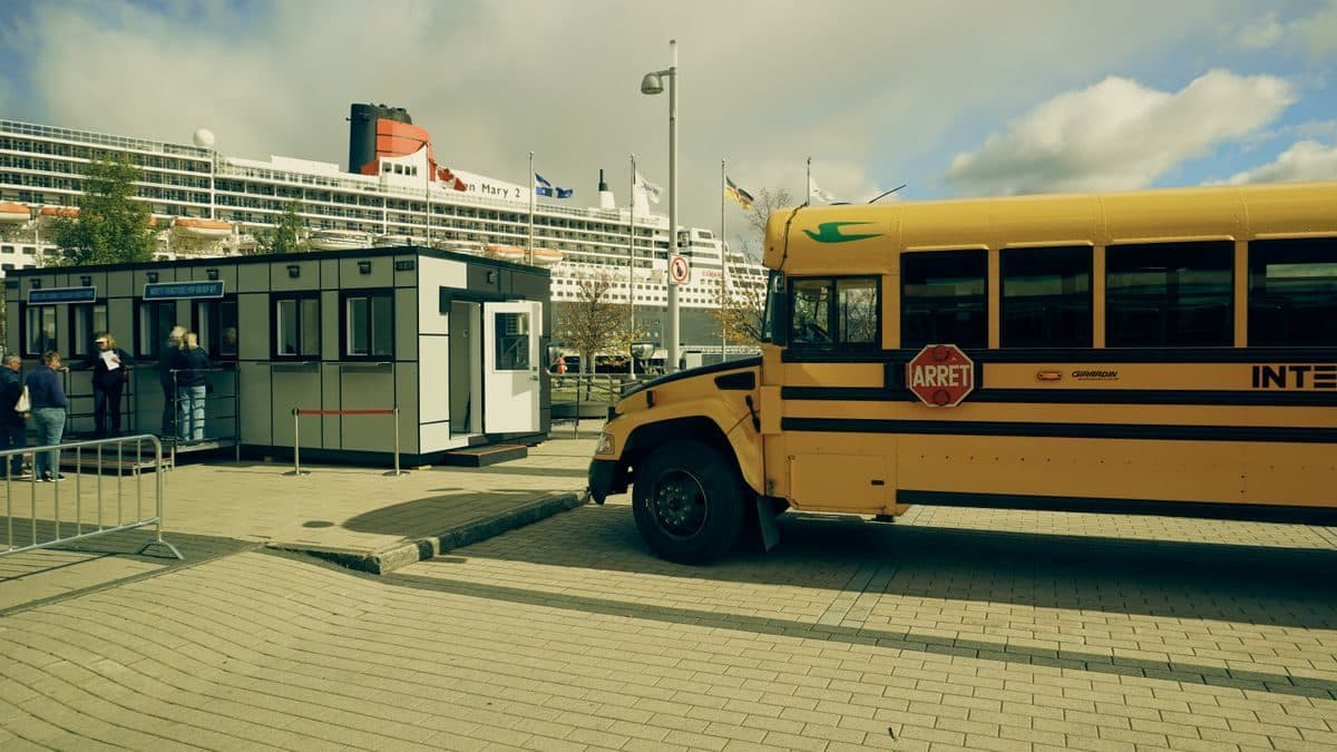Vayo vehicle at Quebec Cruise Port terminal