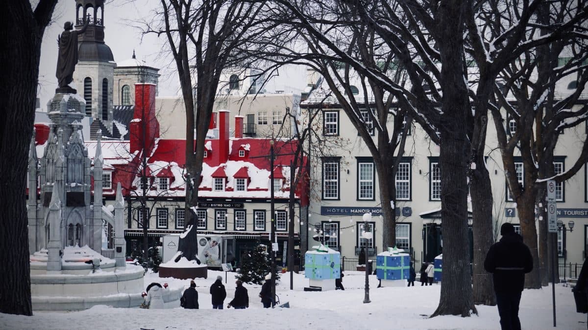 Véhicule Vayo pendant le Carnaval de Québec